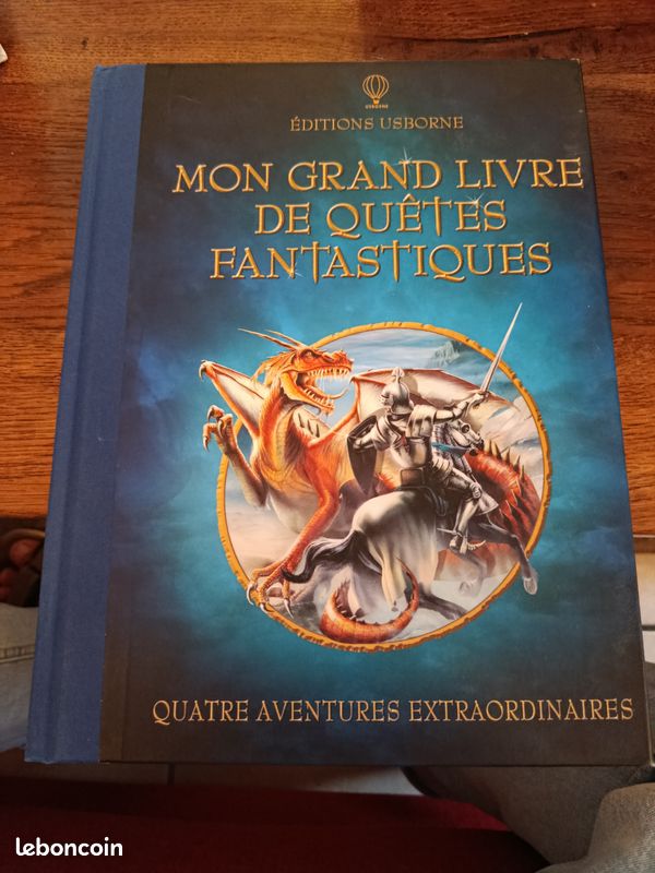 Mon grand livre des quêtes fantastiques - intégrale des 4 aventures - éditions Usborn (image 1)