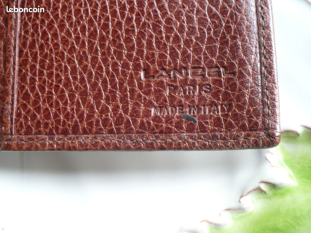 Porte feuille/Pore carte LANCEL Marron (image 4)
