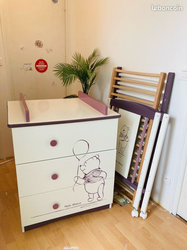Lit + commode à langer sauthon Winnie (image 7)
