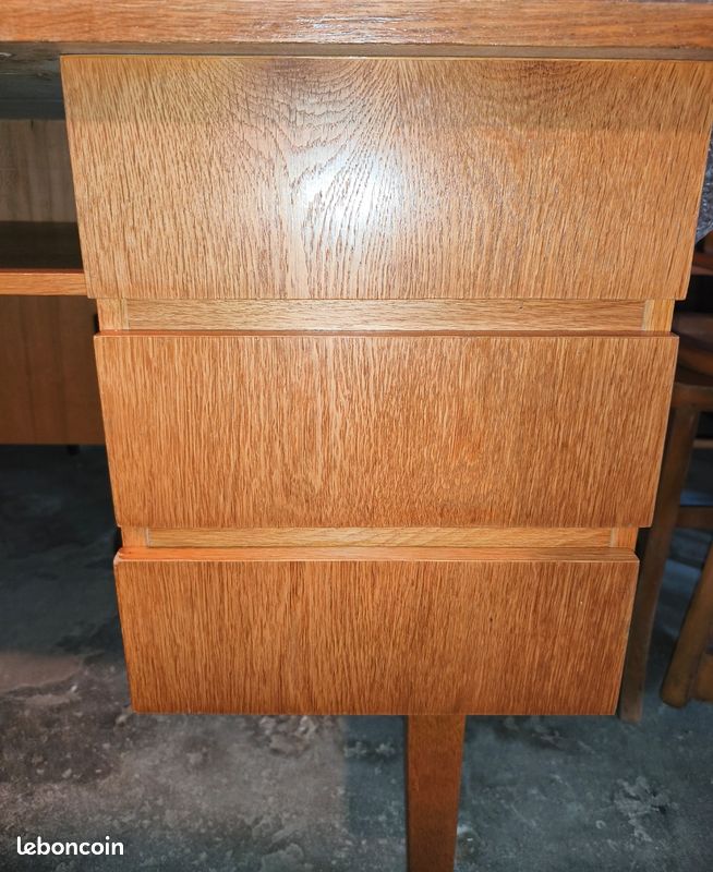 🎀 Bureau vintage scandinave années 60 – Parfait État (image 5)
