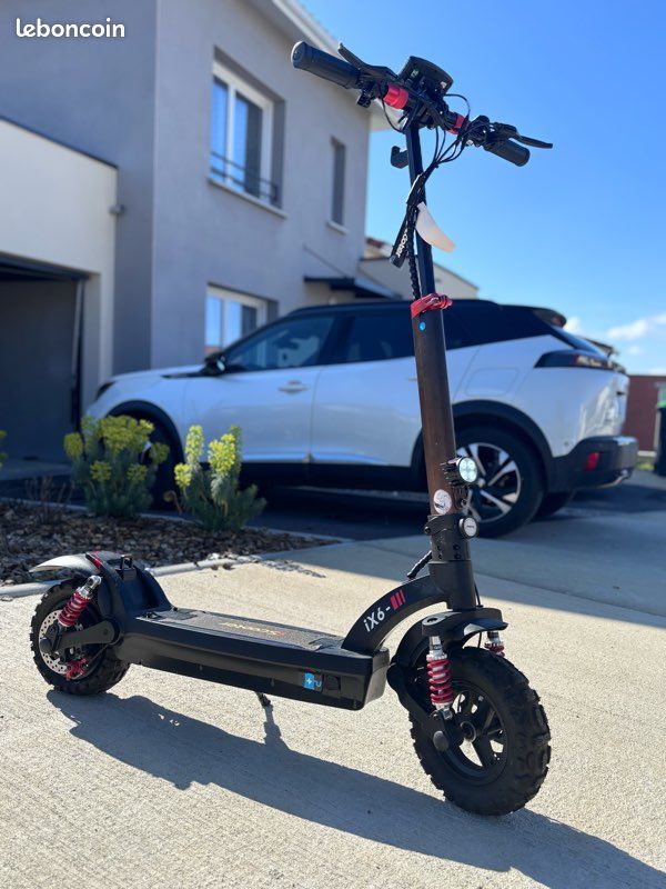 Trottinette électrique IScooter Ix6 – Batterie 15/20Ah, Bleue, Pour Adulte