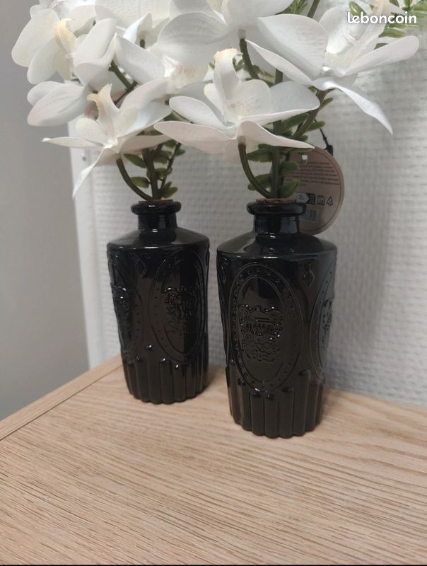 Lot de 2 pots de fleurs artificielles (image 2)