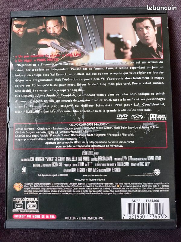 DVD film Payback (image 2)