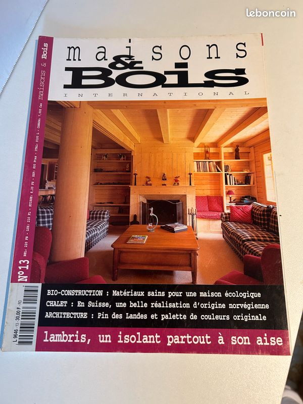 Magazine Maisons et bois des années 90 numéro 13 (image 1)
