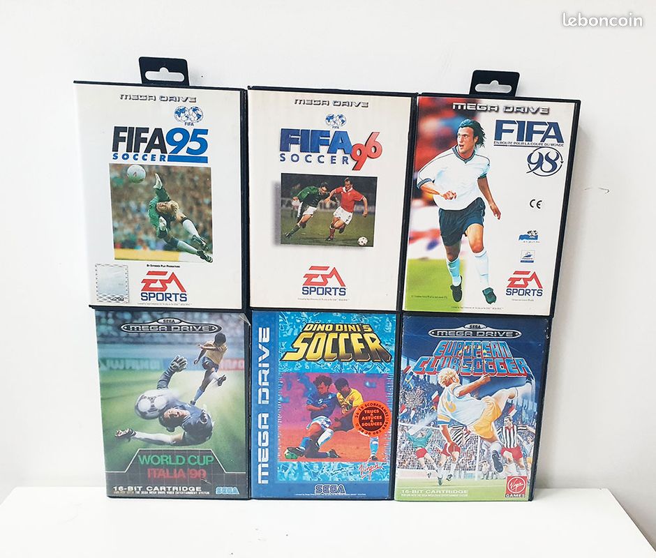 Jeu Mega Drive FIFA 95 Soccer - Complet Avec Notice - Très Bon État - SEGA 1994