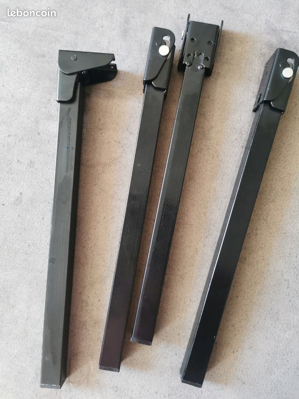Lot de 4 pieds de table pliants (image 1)