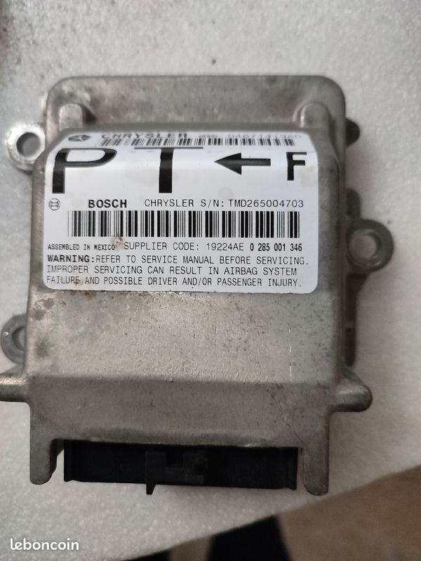 Boitier airbag PT CRUISER PHASE 1 Équipement auto