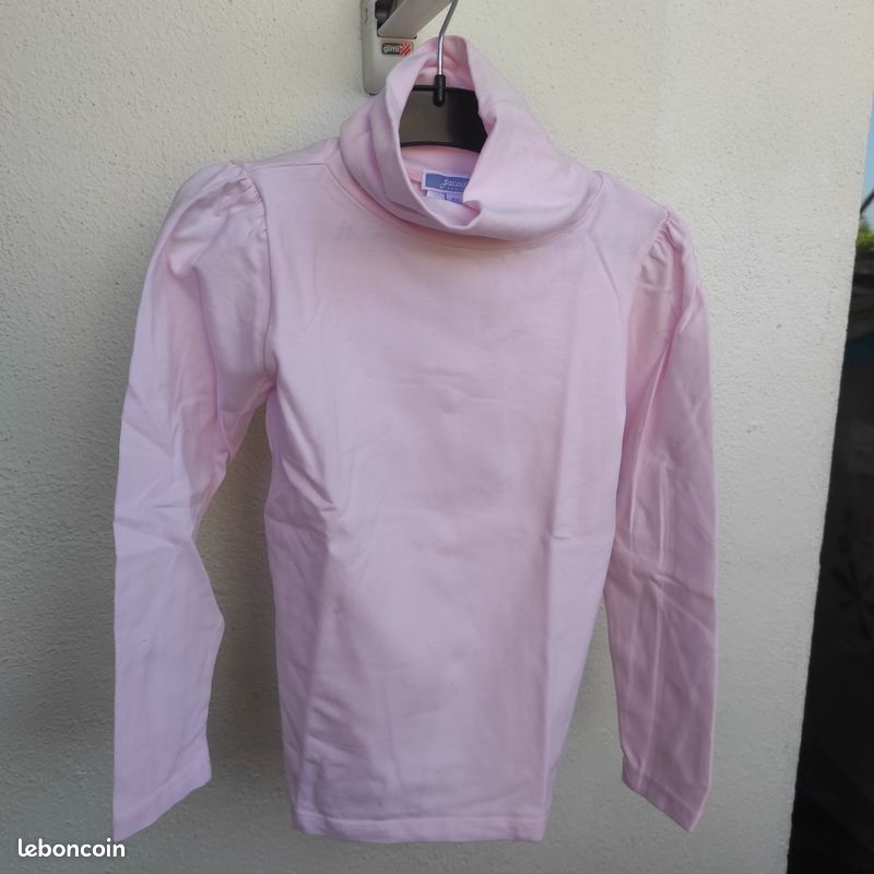 Sous-pull Jacadi 6 ans rose (image 1)