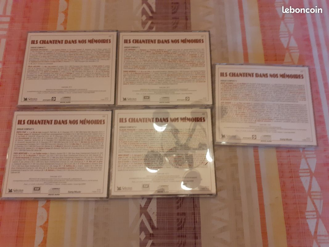 Coffret 5 cd chanson francaise (image 2)