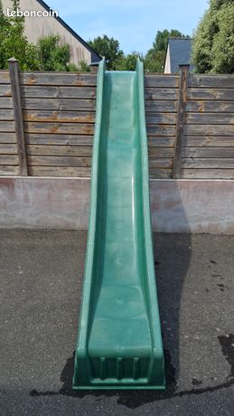 Glissière toboggan WAVY 175 cm vert - Toboggan enfant - Achat & prix