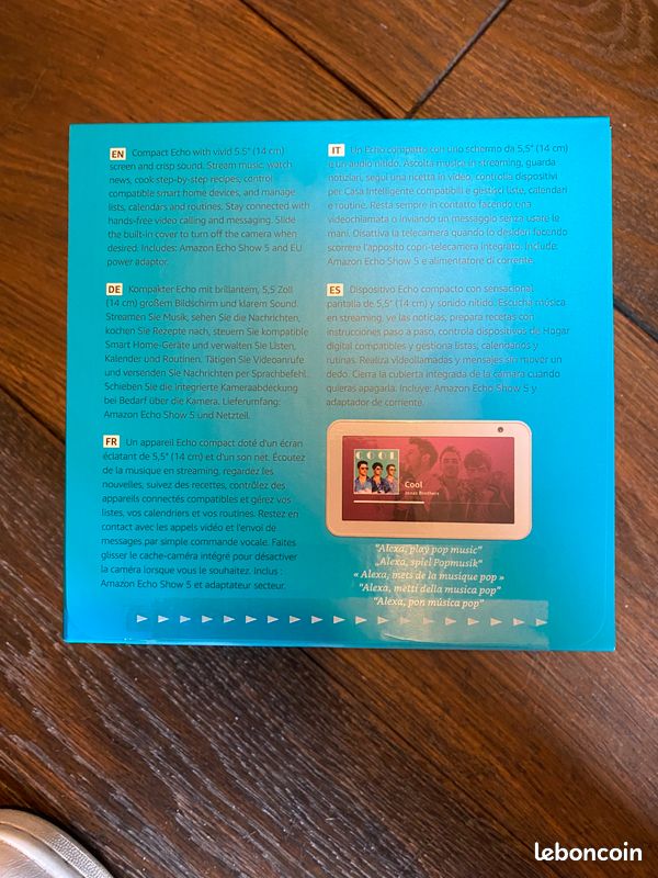 Enceinte Amazon Echo Show 5 avec Assistant Vocal (image 2)