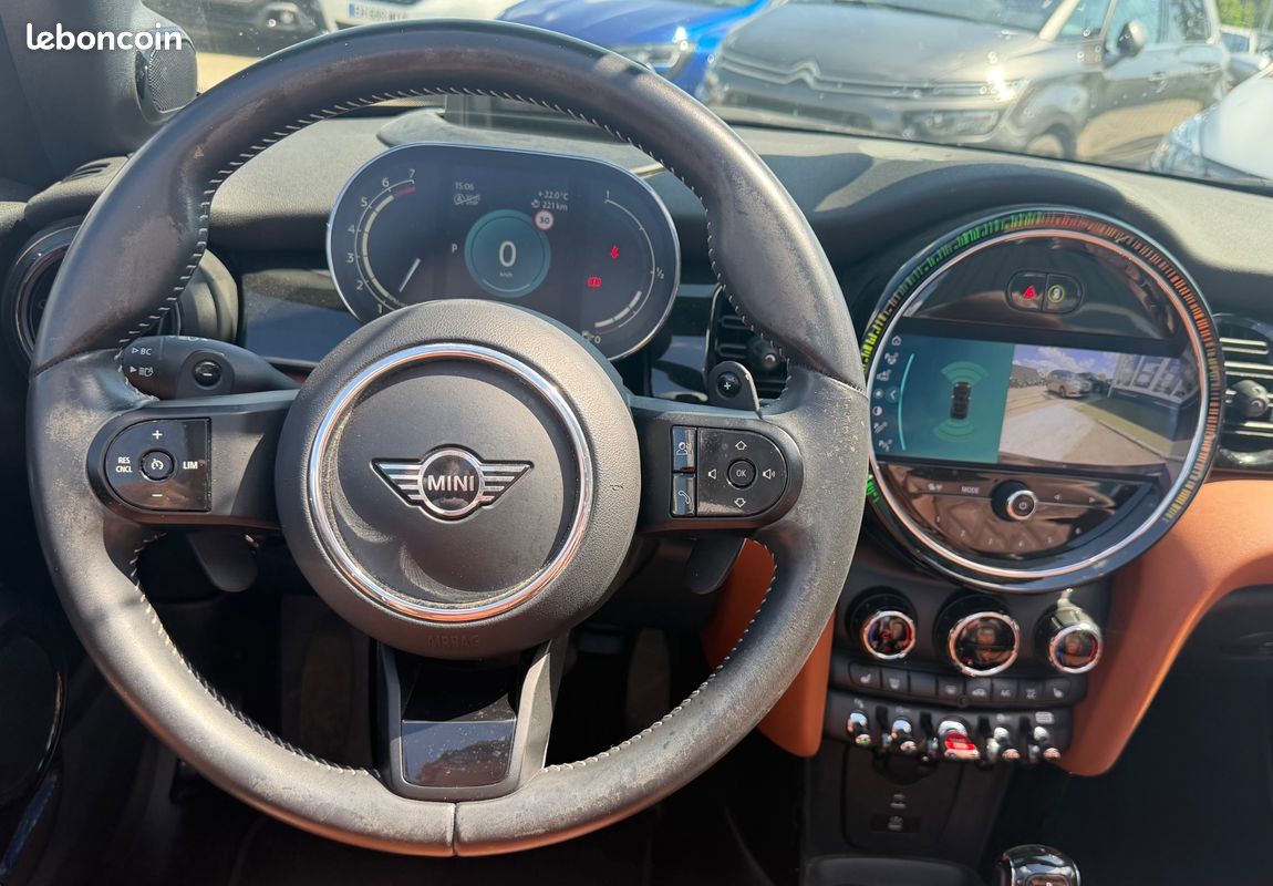 MINI CABRIO 2.0 180CH COOPER S BVA - 1ÈRE MAIN - AFFICHAGE TÊTE HAUTE - INT. CUIR CHAUFFANT - CAPOTE ELECTRIQUe (image 14)