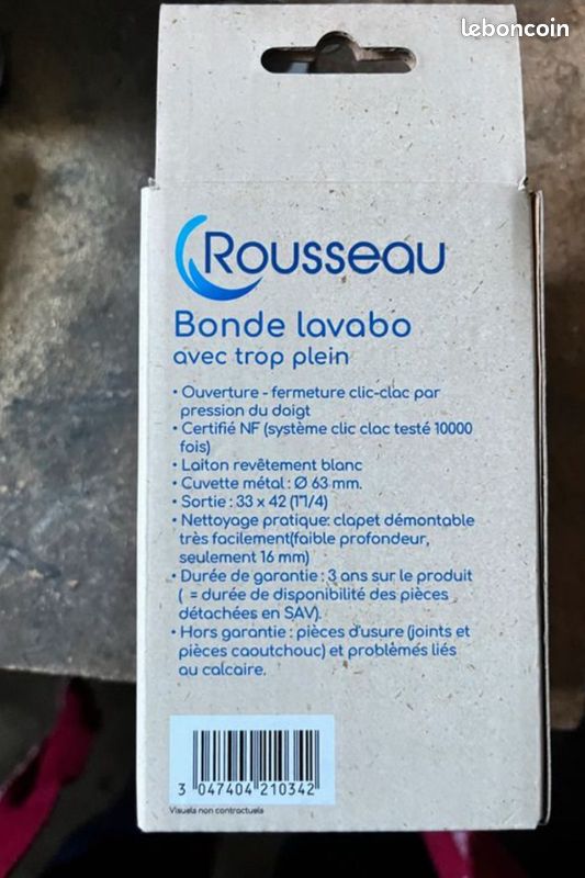 Bonde de lavabo (image 1)