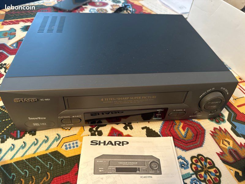 Magnetoscope sharp vc-mh78 super vhs s-vhs svhs lecteur cass à Lyon
