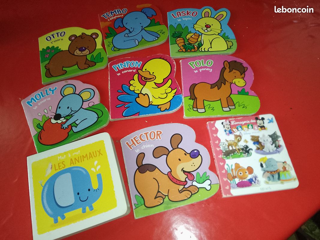 Lot 9 livres cartonnés enfants (image 1)