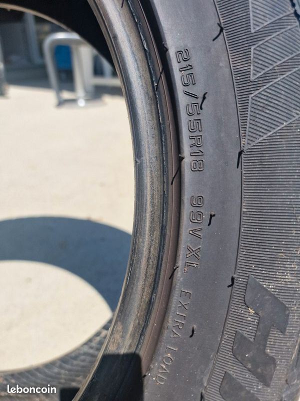 Pneu hiver 215/55 R18 99v (image 3)