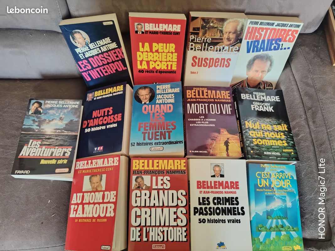 Lot livres Pierre Bellemare (image 1)