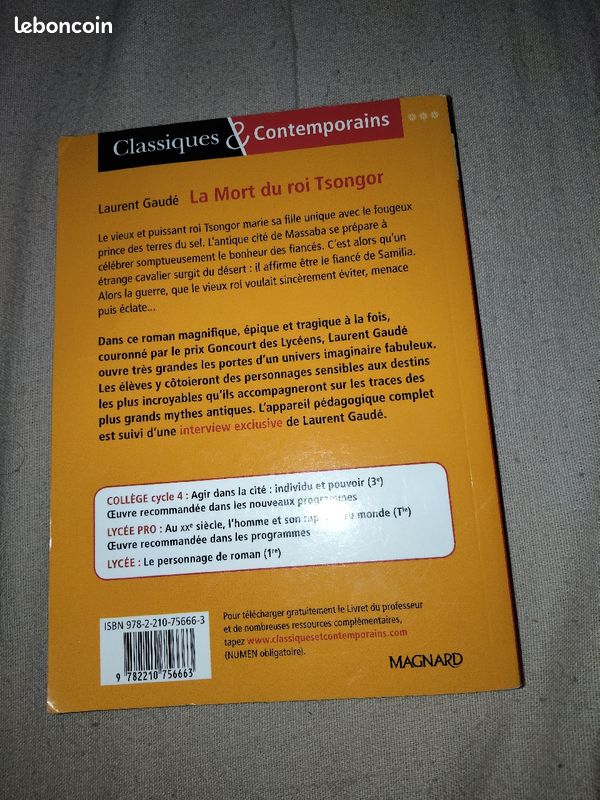 Livre la mort du roi Tsongor (image 3)