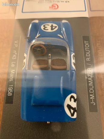 Diecast model cars Renault 4CV 1/43 Spark 1063 No.50 24h Le Mans 1951 F