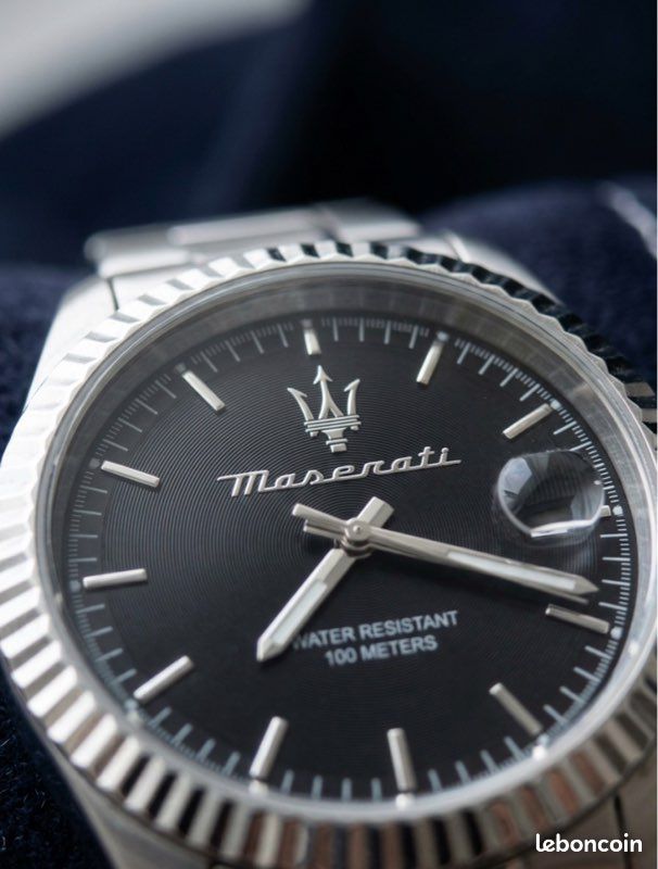 Montre Maserati — Cadran Noir & Acier Argenté (image 3)