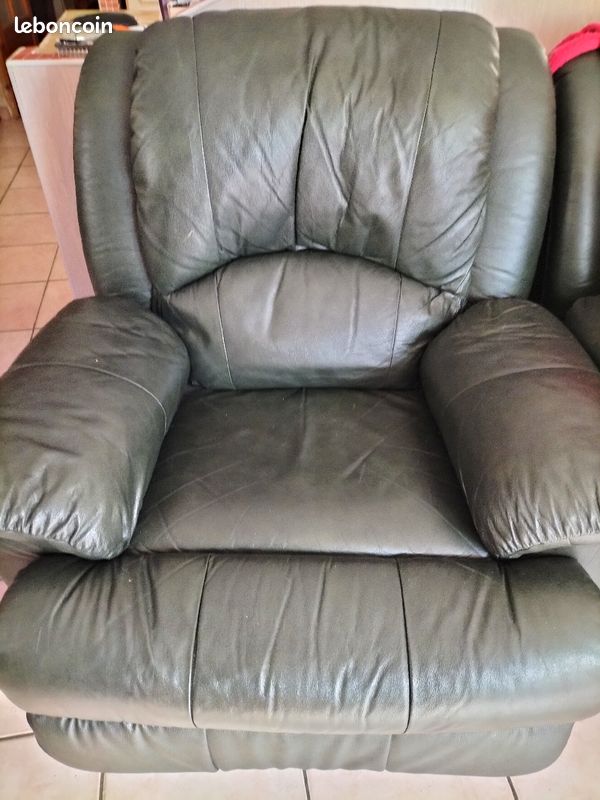 Fauteuil relax cuir (image 5)