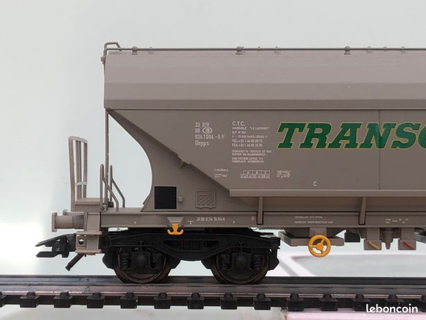 Set 2 Wagons HO SNCB/db RIVAROSSI CEREALIER UAS STIV HO DC HR6472 Neufs