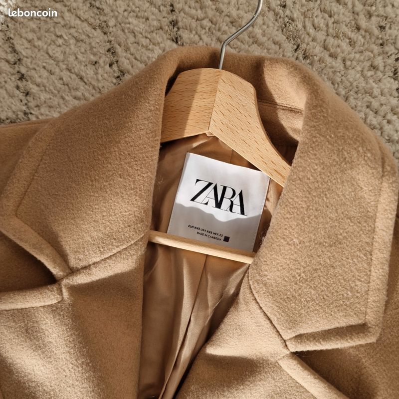 Manteau oversize camel clair zara xxs Vêtements