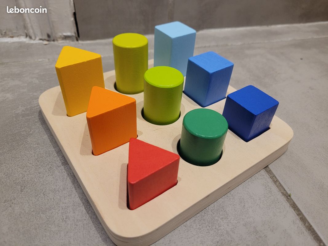 Encastrement puzzle en bois (image 1)