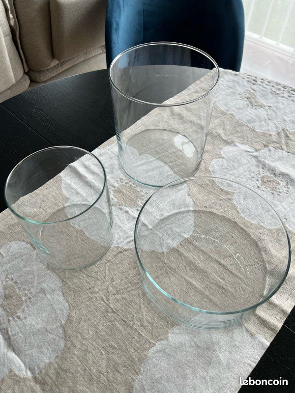Lot de 3 vases IKEA (image 1)