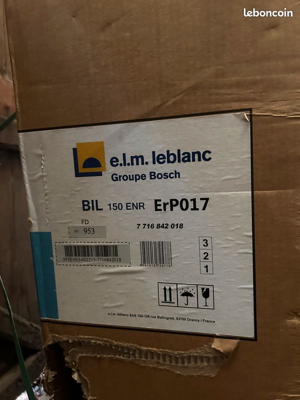 Ballon monovalent 150 litres BIL 150 ENR certifié NF CESI Classe énergétique C réf. 7716842018 (image 2)