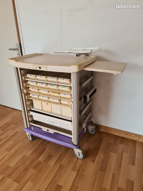 Servante d'atelier vide avec différents tiroirs (image 2)