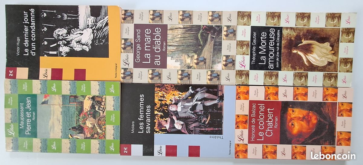 Lot Librio (Victor Hugo, Molière, Honoré de Balzac...) (image 1)