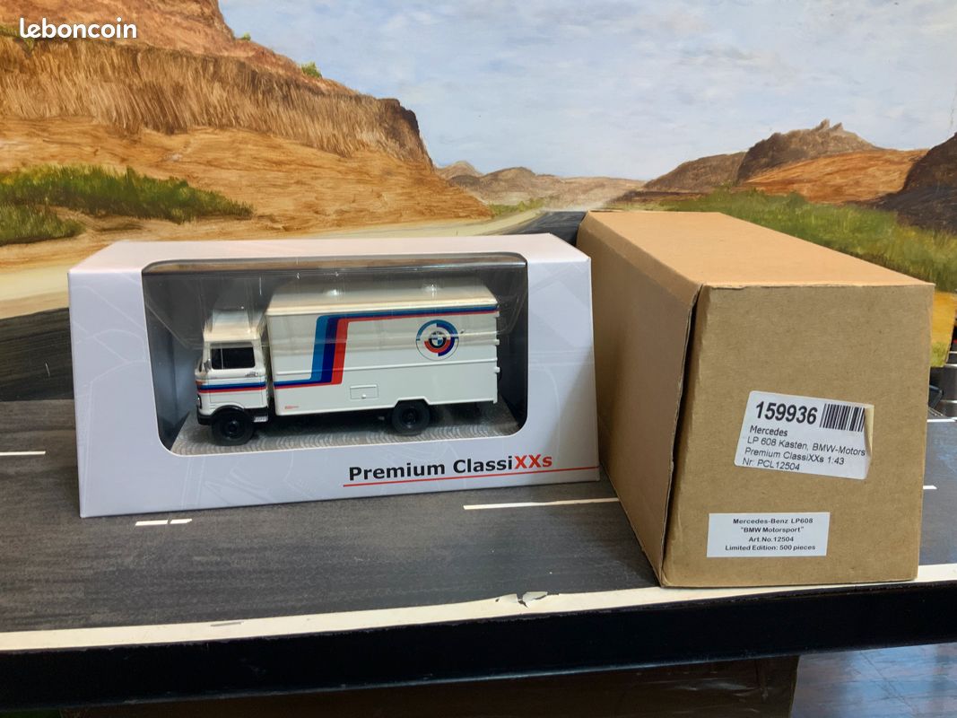 Mercedes Benz LP 608 Porsche Jägermeister Renntransporter 1/43 Premium