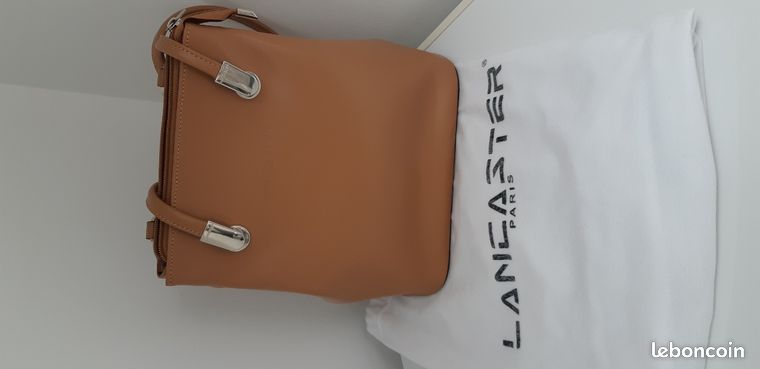 Sac à Dos Lancaster Jaune - Ville & Balade, Fabriqué En France, état Impeccable