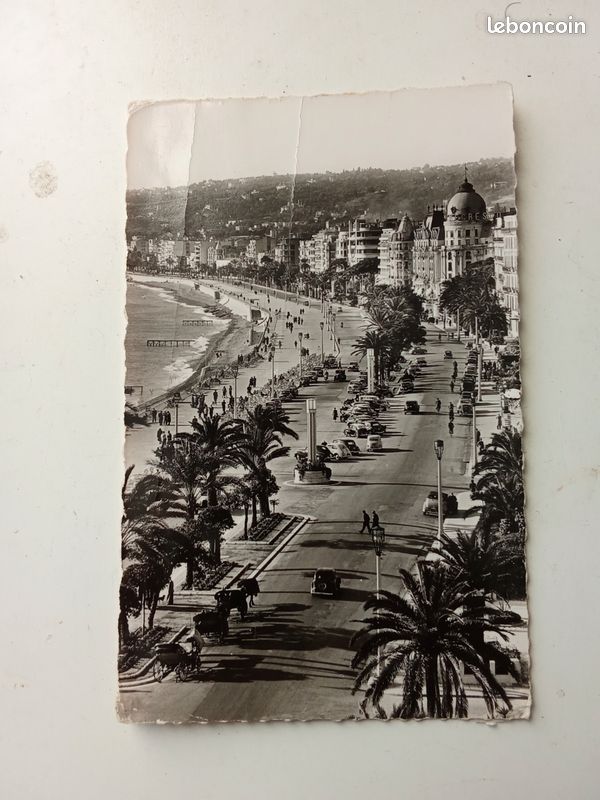 Carte Postale Ancienne Nice - Promenade Des Anglais - Années 60/70 - Voiture Alpes-Maritimes (06)