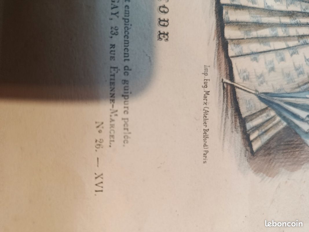 Lithographie ancienne L’Art et la Mode – Marie de Solar – XIXe siècle (image 8)
