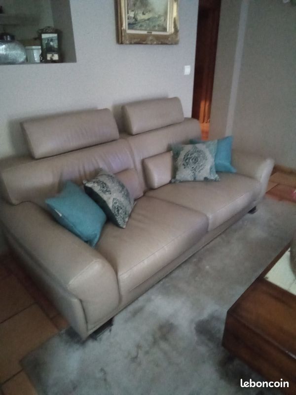 Vends canapé cuir (image 6)