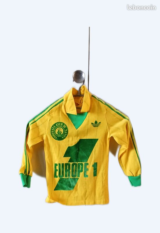 Maillot Vintage FC Nantes - Holiprom - Jaune - Taille S