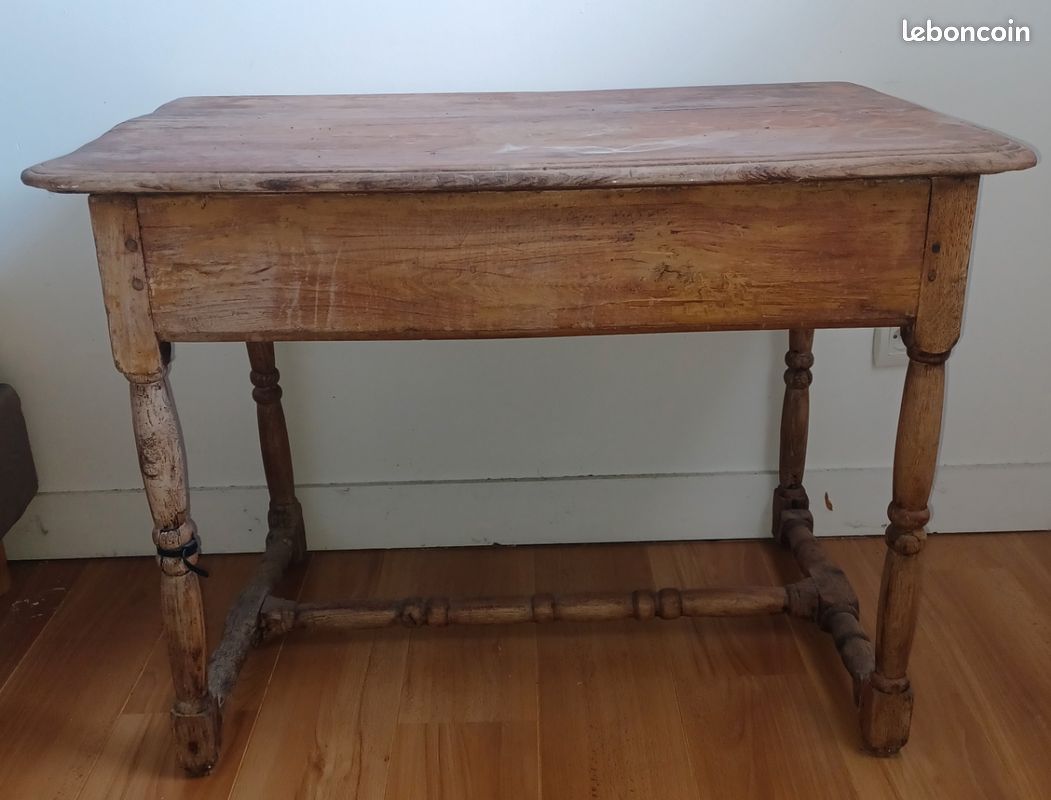 Table bureau en chêne (image 2)
