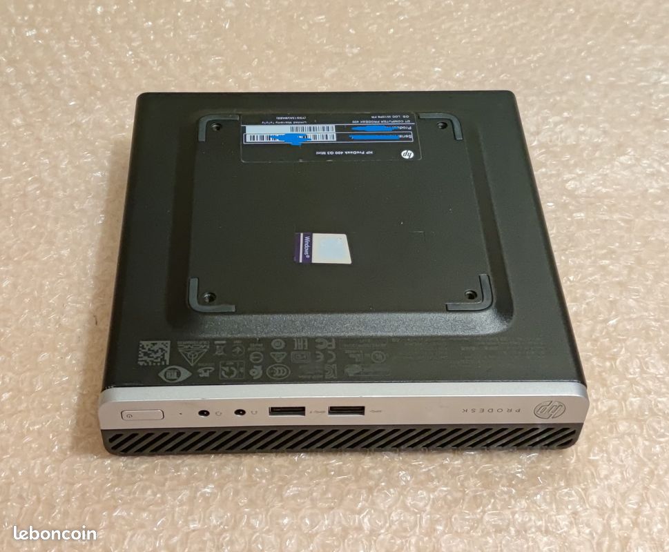 Ordinateur Bureau HP Prodesk 400 DM i3 W10 SSD 8GO (image 5)