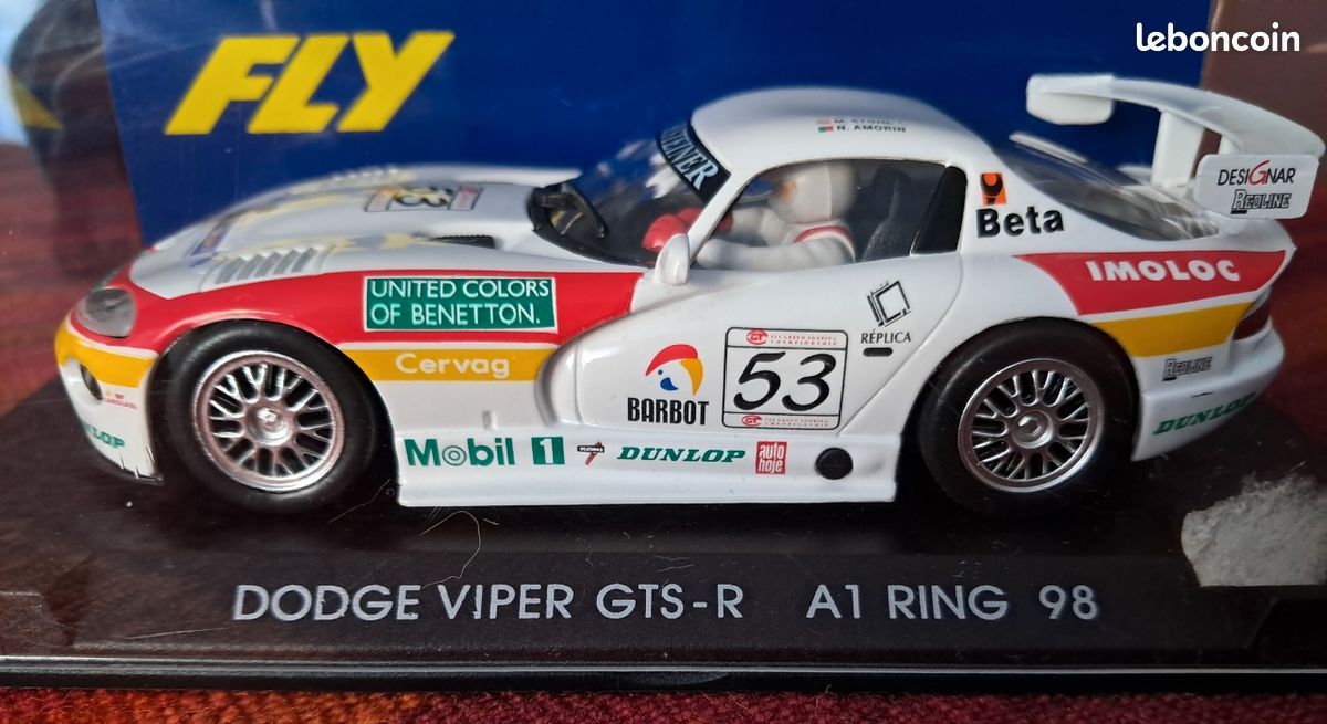 Miniature Fly 1/32 Dodge Viper GTS-R N°53 A1 Ring 1998