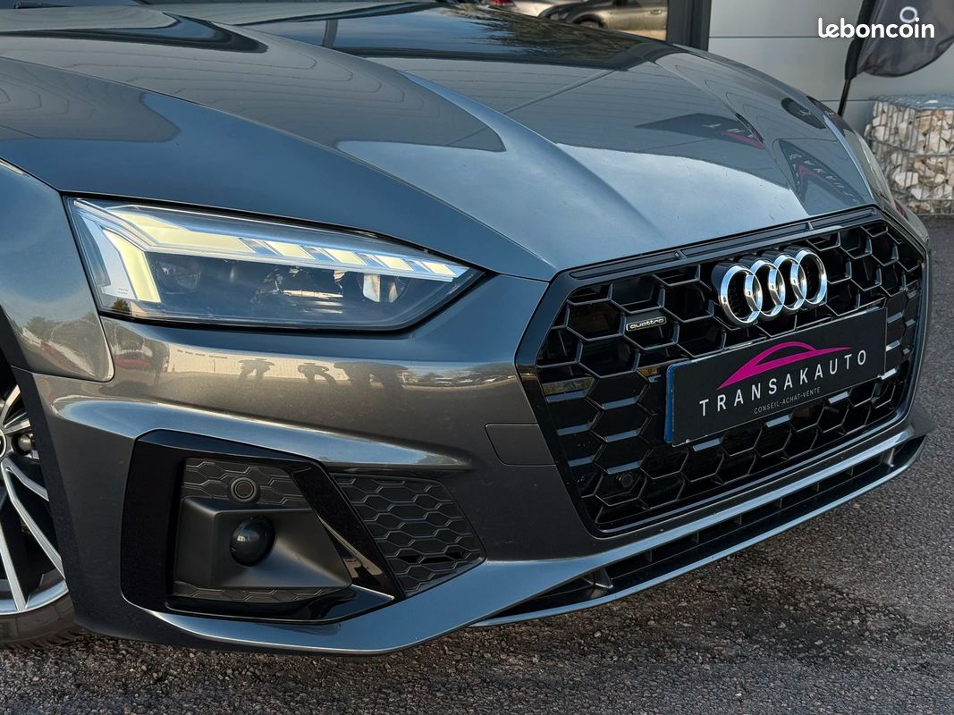 Audi A5 40 TDI quattro Avus Pack S-line / entretien Audi / Attelage électrique + toit ouvrant (image 4)