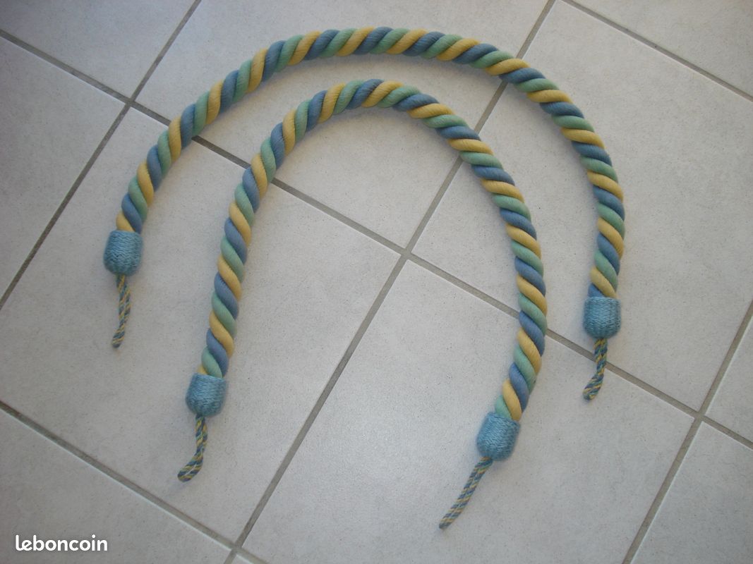 Lot de 25 attaches rideaux en corde (image 3)