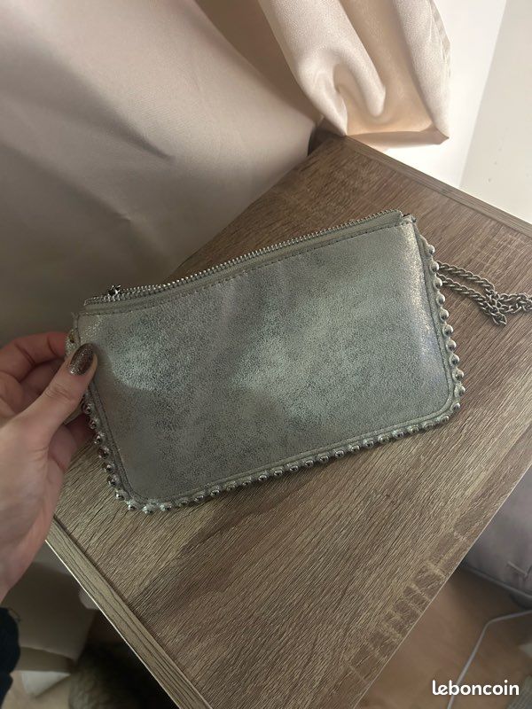 Sac argenté Zara (image 1)
