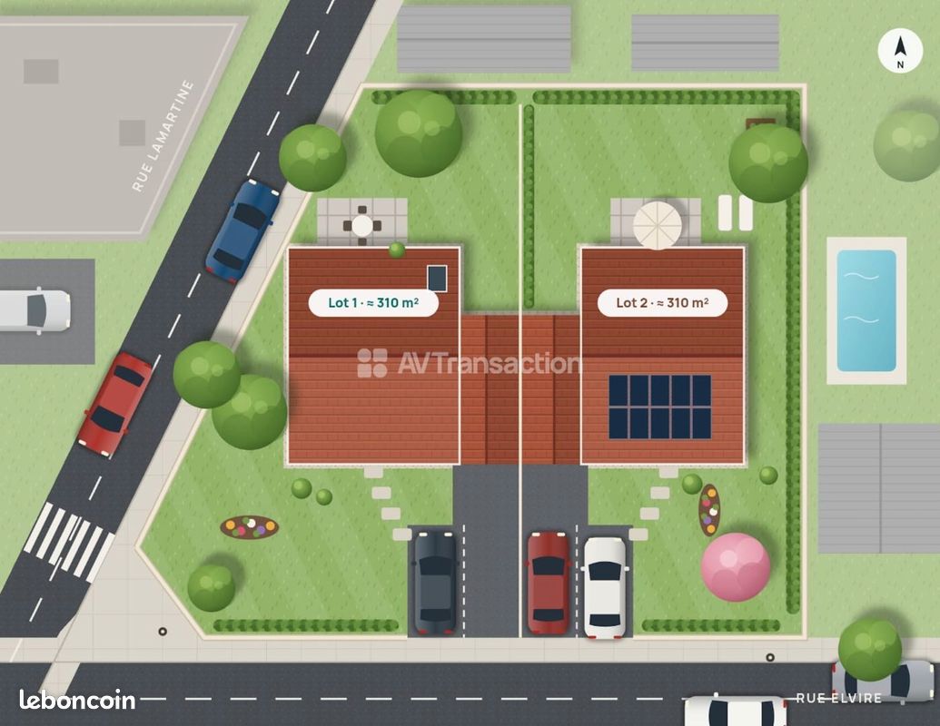 Terrain 310 m² · à Genas · 199 000 €