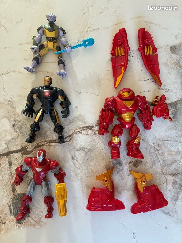 Lot figurines Marvel Hasbro super hero mashers (image 1)