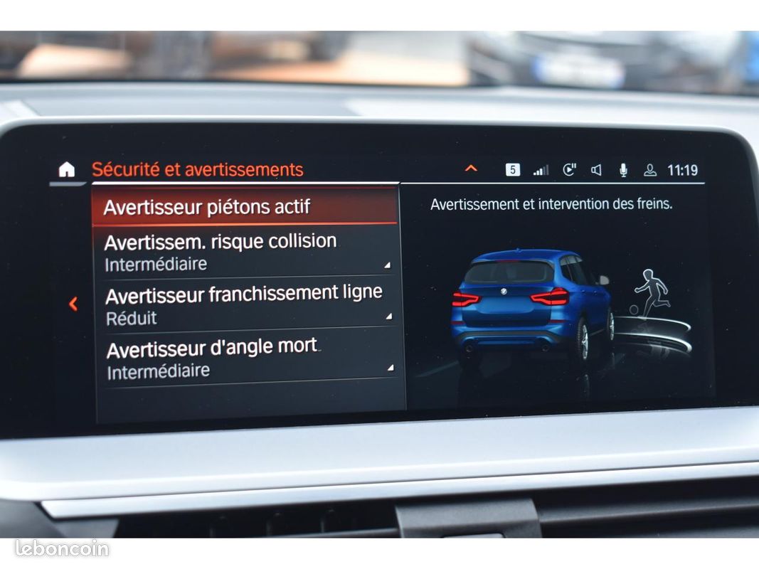 BMW X3 sDrive18d 150ch BVA8 G01 Business Design (image 29)