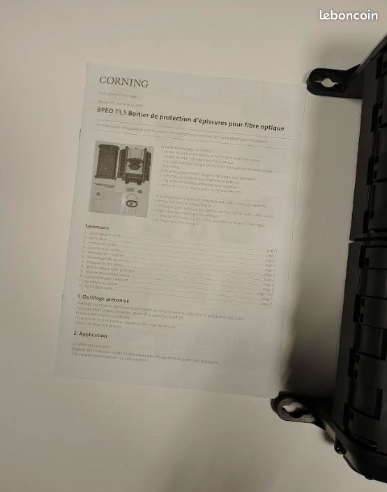Boitier de protection d'épissure pour fibre optique (image 3)