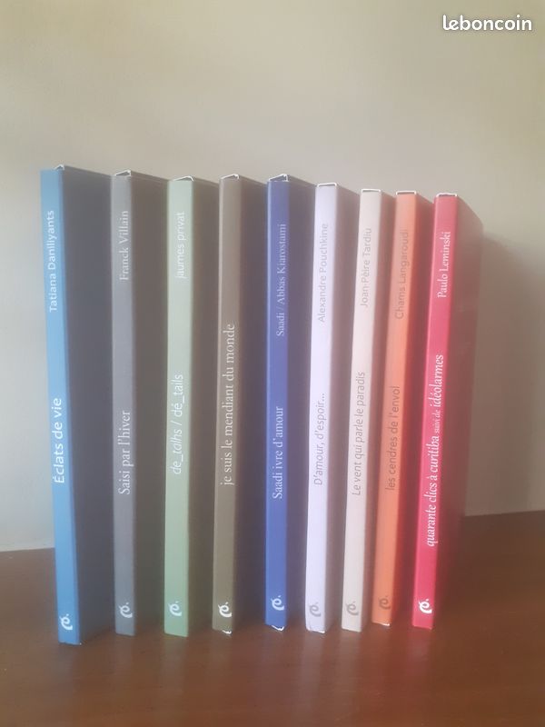 Lot de beaux livres poésie bilingue (collection Po&psy) (image 1)