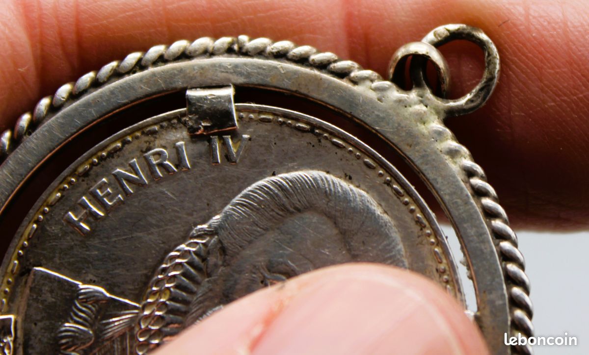 ANCIEN PORTE MONNAIE Bourse Aumônière En Argent Massif Vintage Porte Louis Écu EUR 29,90